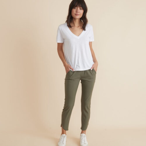 Boyfriend V-Neck in White