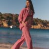 Josie Seersucker Drawstring Pant