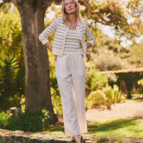 Linen Drawstring Pant