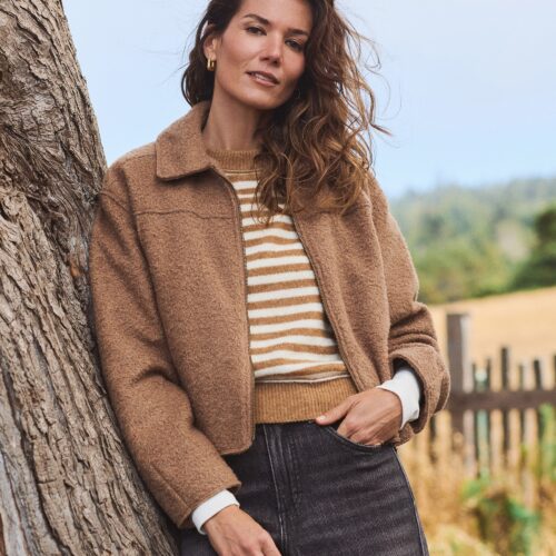 Sloane Boucle Crop Jacket