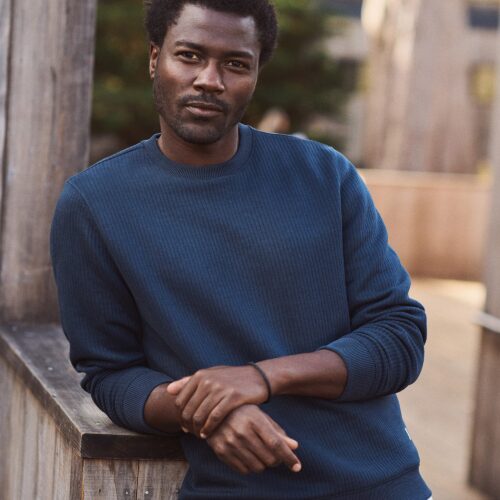 Corbet Quilted Crewneck
