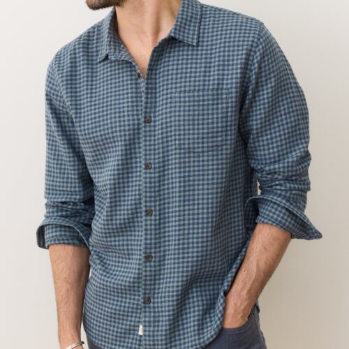 Stretch Selvage Long Sleeve Shirt