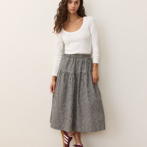 Lexi Rib Sun-In Longsleeve Scoop Tee