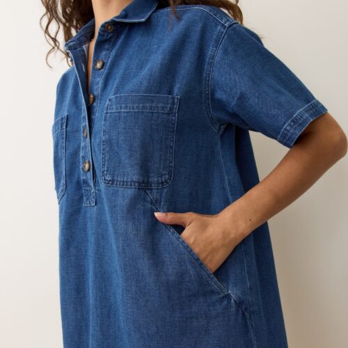 Liza Denim Mini Dress