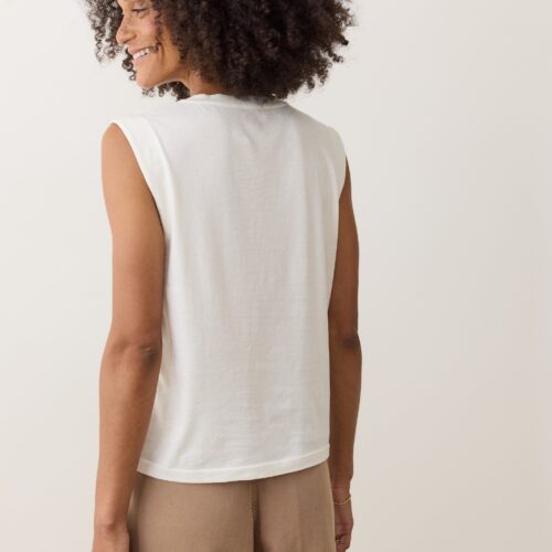 Pima Tissue V-Neck Tank