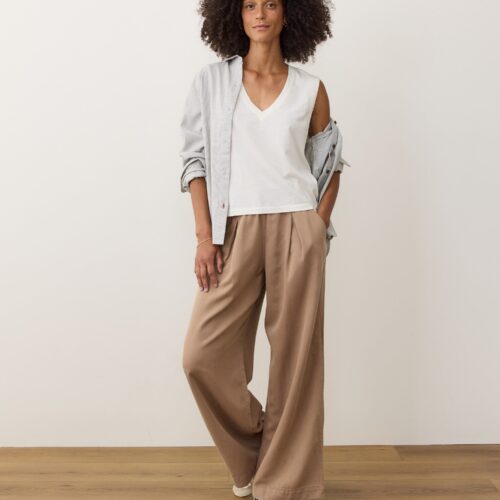 Pima Tissue V-Neck Tank