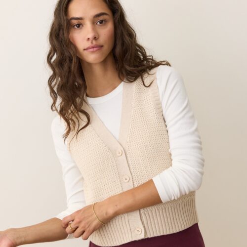 Robin Textured Sweater Vest