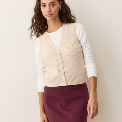 Robin Textured Sweater Vest