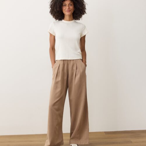 Allison Pleated Wide Leg Trouser