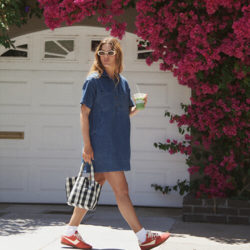 Liza Denim Mini Dress