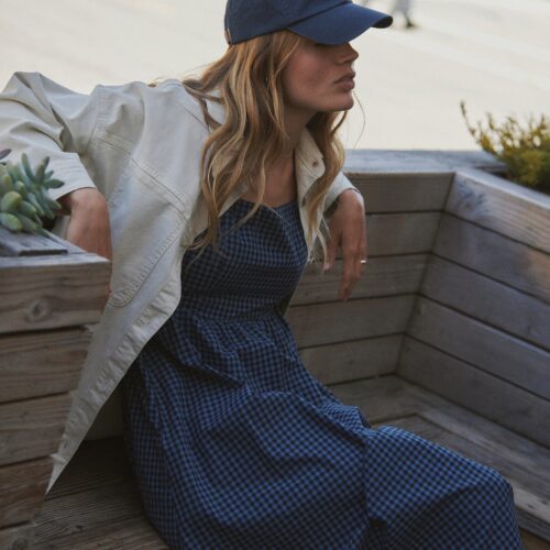 Demi Poplin Midi Dress