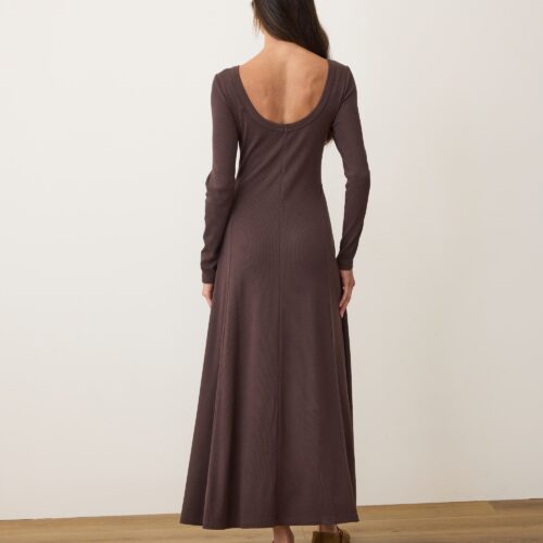 Lexi Rib Fit & Flare Dress