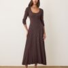 Lexi Rib Fit & Flare Dress