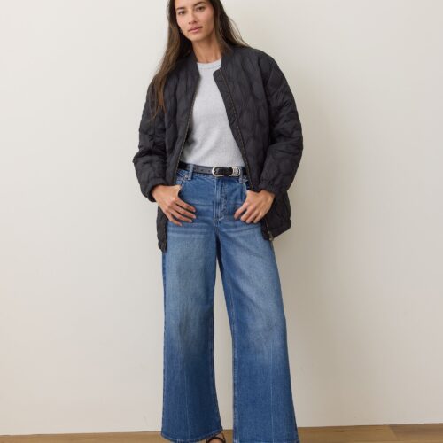 Marina Quilted Oversized Bomber