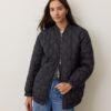 Marina Quilted Oversized Bomber