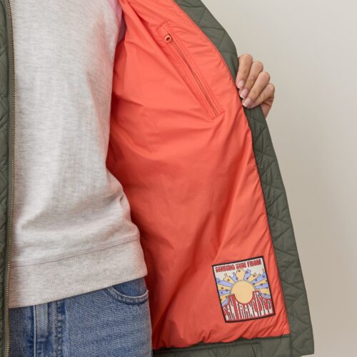 Marina Quilted Oversized Bomber