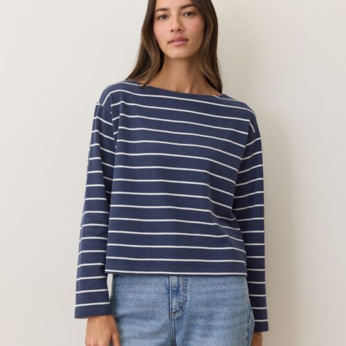Sueded Jersey Mariner Tee