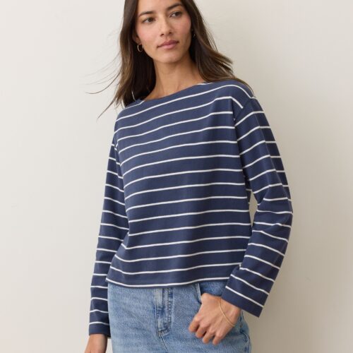 Sueded Jersey Mariner Tee