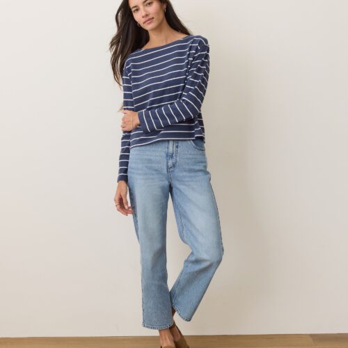 Sueded Jersey Mariner Tee