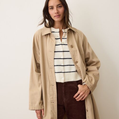 Hayes Twill Trench Coat