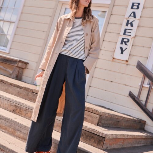 Hayes Twill Trench Coat