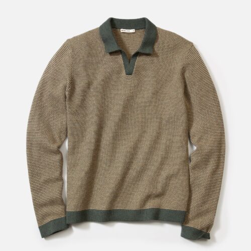 Liam Long Sleeve Sweater Polo