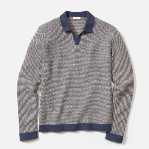 Liam Long Sleeve Sweater Polo
