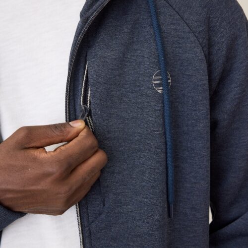 Scuba Knit Zip Hoodie