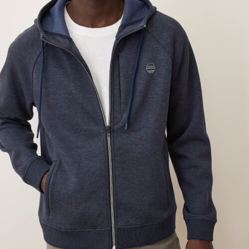 Scuba Knit Zip Hoodie