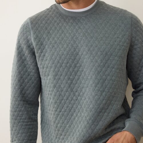 Corbet Quilted Crewneck