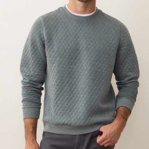 Corbet Quilted Crewneck