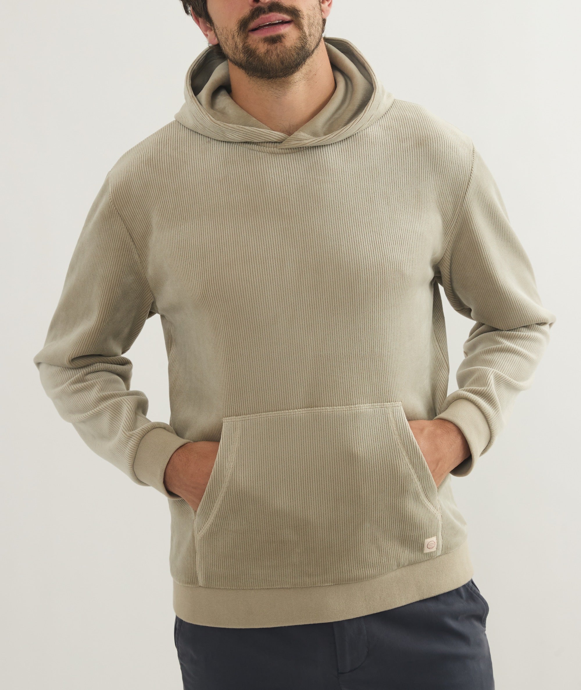 Cord Velour Hoodie