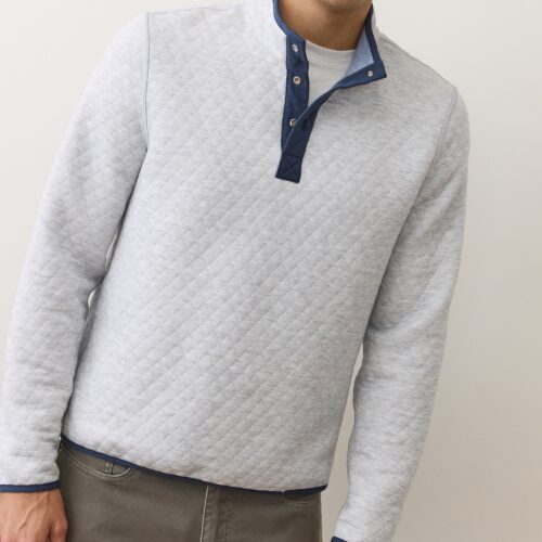 Corbet Quilted Reversible Pullover