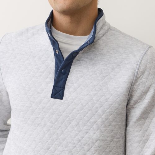 Corbet Quilted Reversible Pullover