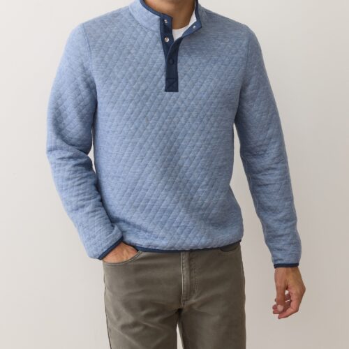 Corbet Quilted Reversible Pullover