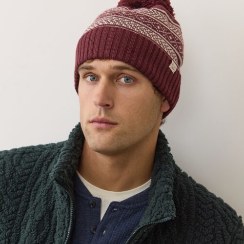 Fair Isle Pom Beanie
