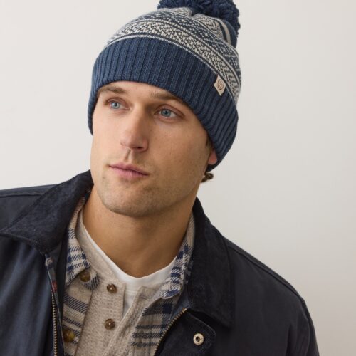 Fair Isle Pom Beanie