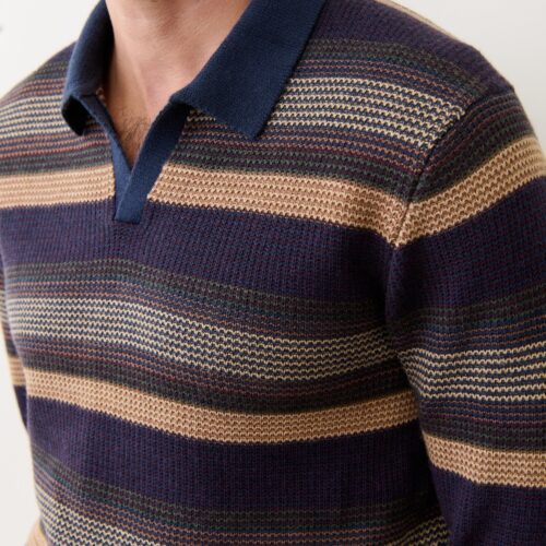 Liam Long Sleeve Sweater Polo