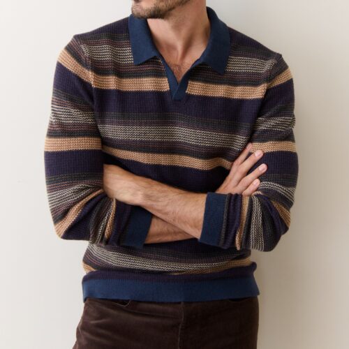 Liam Long Sleeve Sweater Polo
