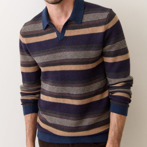 Liam Long Sleeve Sweater Polo