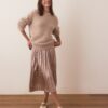 Chelsea Pleated Midi Skirt