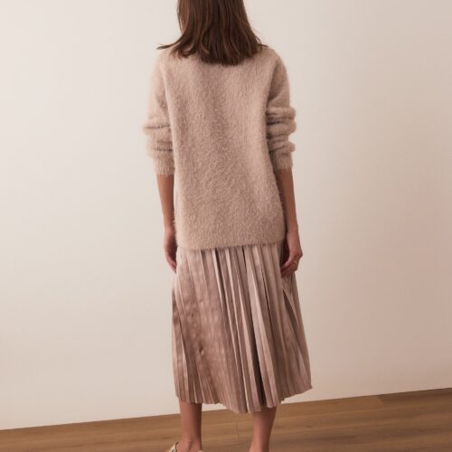 Chelsea Pleated Midi Skirt