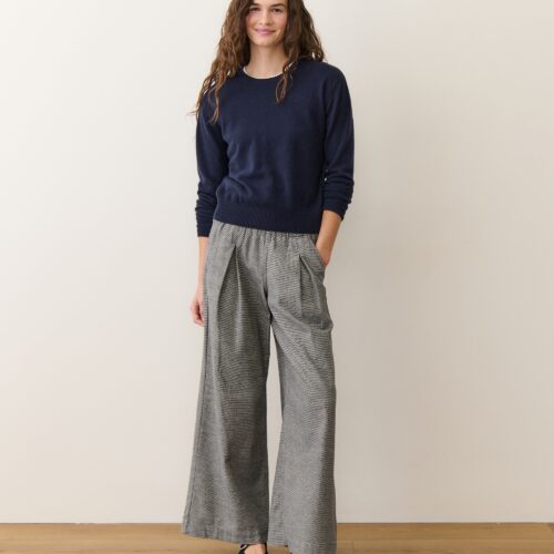 Allison Pleated Wide Leg Trouser