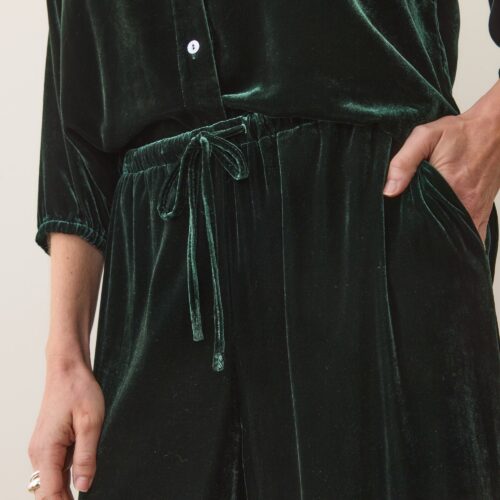 Bella Velvet Drawstring Pant