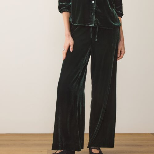 Bella Velvet Drawstring Pant