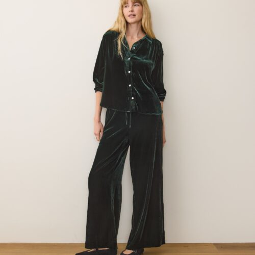 Bella Velvet Drawstring Pant