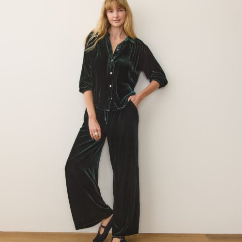 Bella Velvet Drawstring Pant