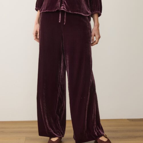 Bella Velvet Drawstring Pant