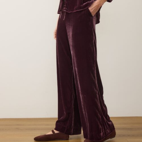 Bella Velvet Drawstring Pant