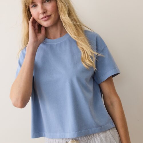 Luxe Sueded Tee